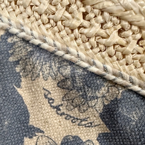 Sakroots The Sak Roma Shopper Hobo Shoulder Bag Tote Purse Woven Straw Canvas - Picture 10 of 16